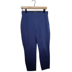 Everlane Womens Pants Size 6 Blue Skinny Stretch Mid Rise Elastic Waist Side Zip